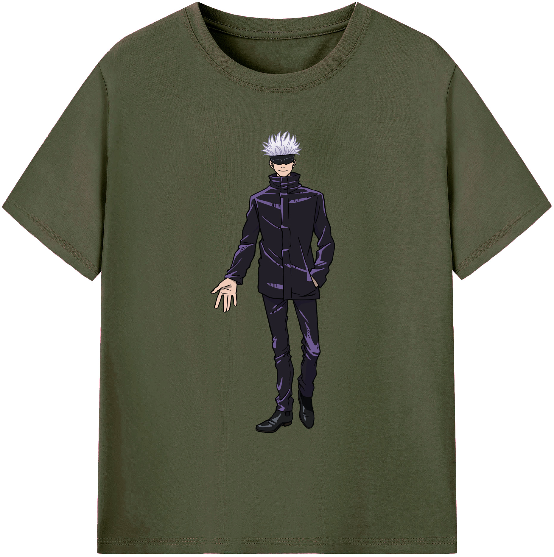 （画像用） 呪術廻戦 Jujutsu Kaisen 綿100％ メンズ半袖Tシャツ｜肌触りやわらか＆通気性